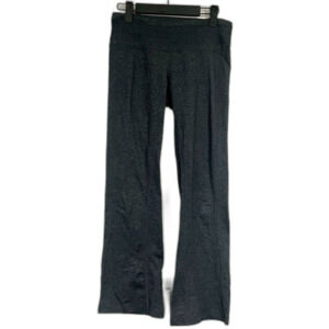 PrAna Contour Flare Gray Leggings Yoga Pants Size Small Short Inseam